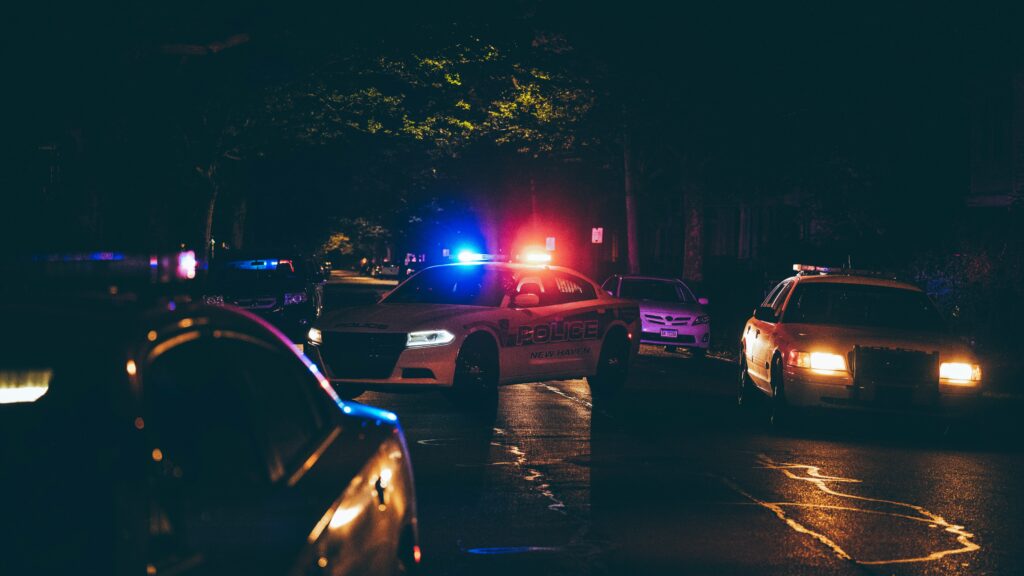 Police Cars in the Night